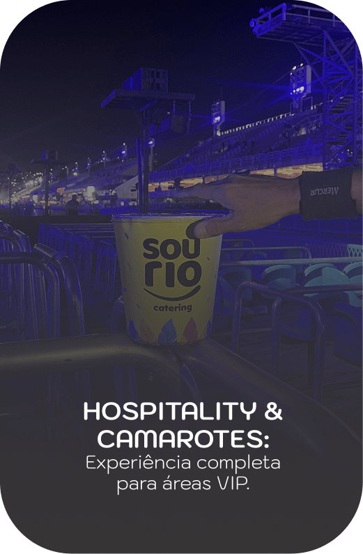 Hospitality & Camarotes: Experiência completa para áreas VIP.